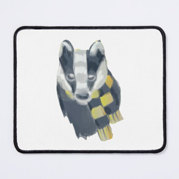 Item preview, Cute Badger in scarf designed and sold by PottersArt.