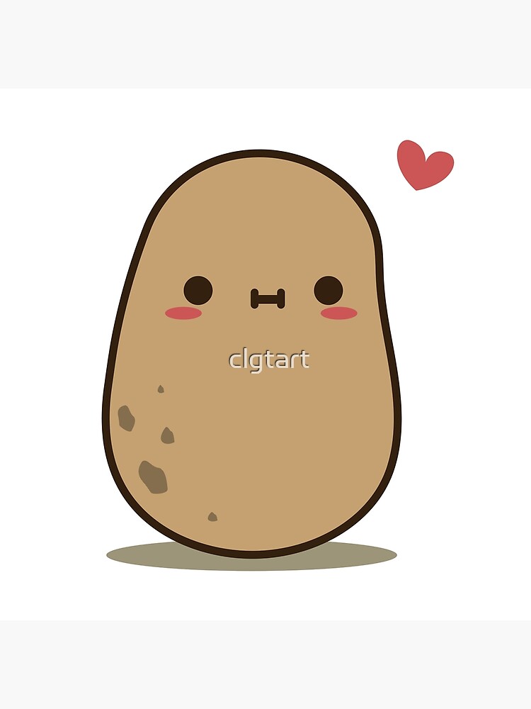 Cute Potato in love | Greeting Card