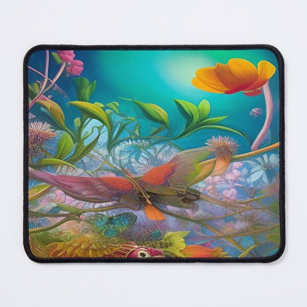 Item preview, Abstraction illustrative rosery Colorful hippie style Splash Flowers Imagination of dream  桜 world art bloomcore designed and sold by ValleyDream.
