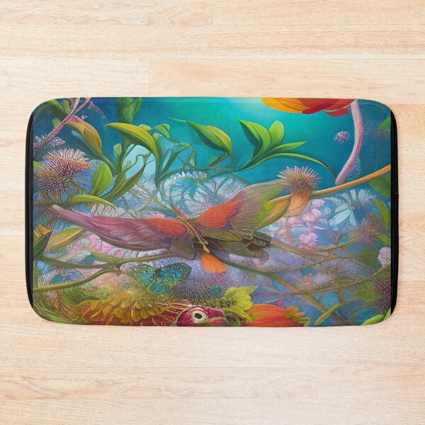 Item preview, Abstraction illustrative rosery Colorful hippie style Splash Flowers Imagination of dream  桜 world art bloomcore designed and sold by ValleyDream.