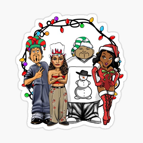 "Chicano Christmas " Sticker for Sale by EnviousObjects2 Redbubble