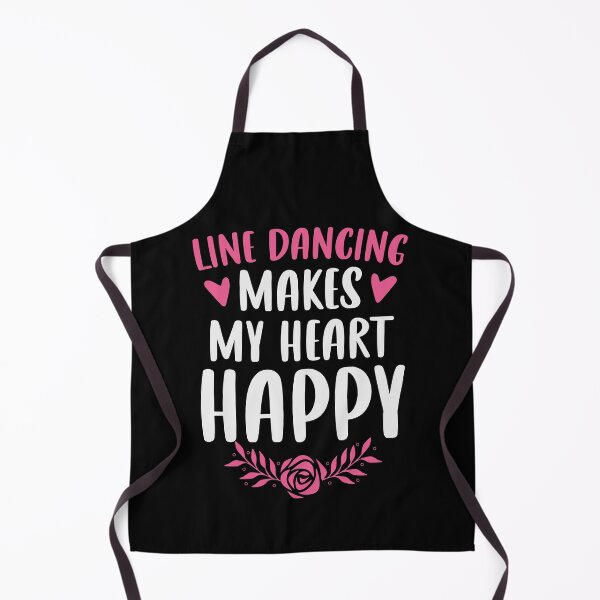 Item preview, Line Dancing Makes My Heart Happy Funny Music Lover Floral Design / Christmas Dancing Gift Idea designed and sold by Chamssou.