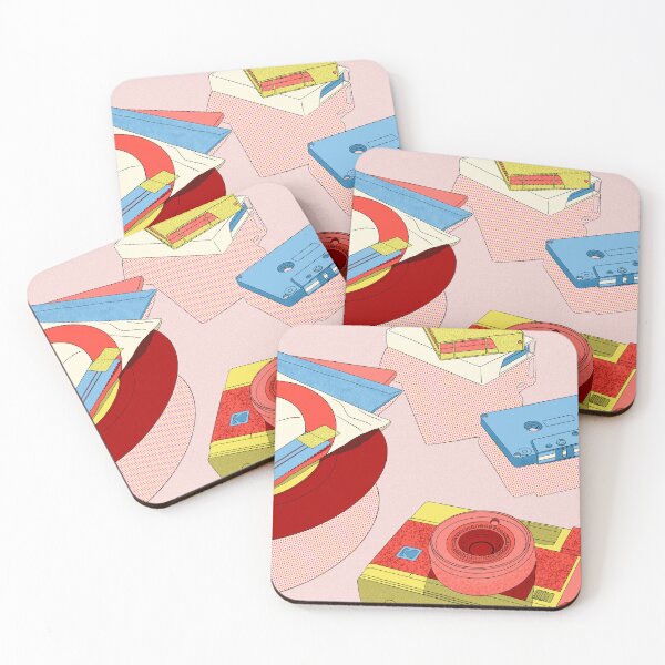 Item preview, Digital Illustration of Camera Records and Cassettes designed and sold by hoodleyrootz.