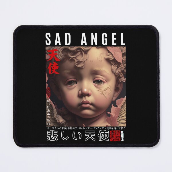 Item preview, Sad Angel | Renaissance Cute Cherub Angel With Wings –  Baby Angel Cherub designed and sold by MadeByRobots.