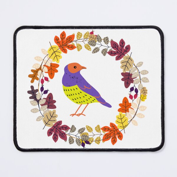 Item preview, Bird Inside Fall Leaves designed and sold by designlee.
