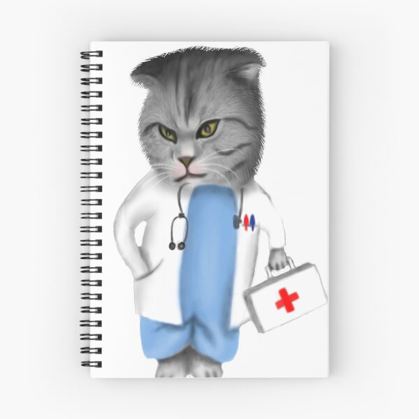 Artikelvorschau, Katzen-Doktor Funny Cat Doc Design entworfen und verkauft von teecastle.
