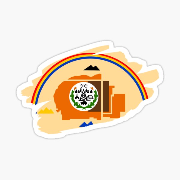 Item preview, Navajo Nation Flag Brushstroked designed and sold by artyflyers.