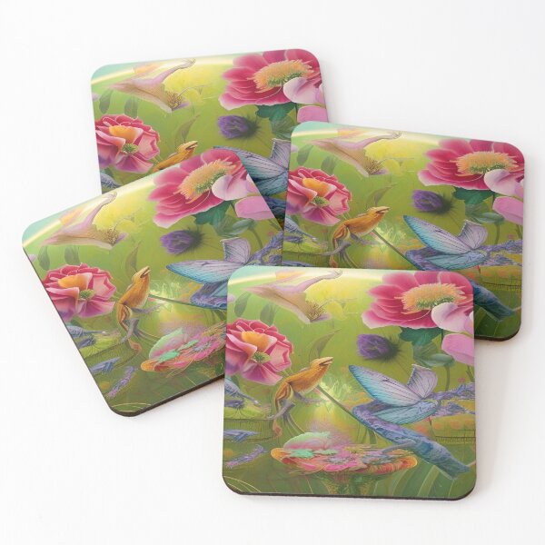Item preview, Abstraction illustrative rosery Colorful hippie style Splash Flowers Imagination of dream  桜 world art bloomcore designed and sold by ValleyDream.