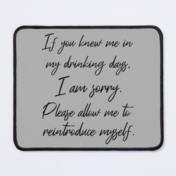 Item preview, Let Me Reintroduce Myself III - AA 12 Step Recovery Sobriety designed and sold by Lemon Pepper.
