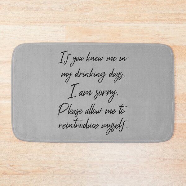Item preview, Let Me Reintroduce Myself III - AA 12 Step Recovery Sobriety designed and sold by Lemon Pepper.