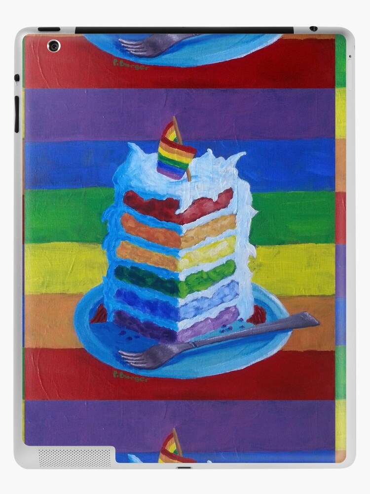 Funda y vinilo para iPad «Orgullo Gay, Cumpleaños o Pastel de Bodas» de  paintintheneck | Redbubble