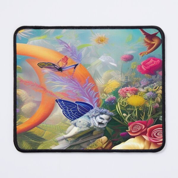 Item preview, Abstraction illustrative rosery Colorful hippie style Splash Flowers Imagination of dream  桜 world art bloomcore designed and sold by ValleyDream.