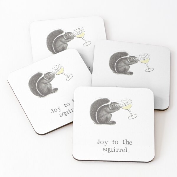 Item preview, Joy To The Squirrel  designed and sold by BlueSpecsStudio.