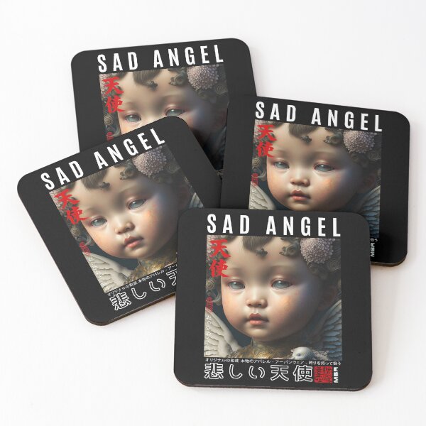 Item preview, Sad Angel | Renaissance Cute Cherub Angel With Wings –  Baby Angel Cherub designed and sold by MadeByRobots.