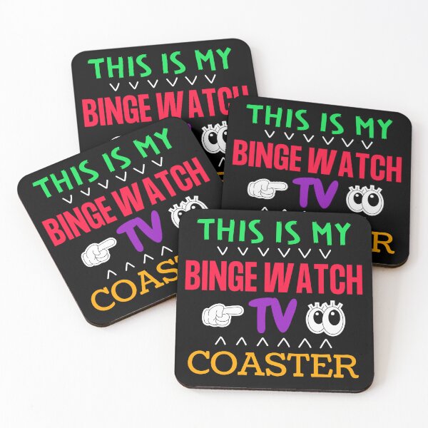 Item preview, This is my... Binge Watch TV Shirt, a colorful and simple fun design designed and sold by ditzy-designs.