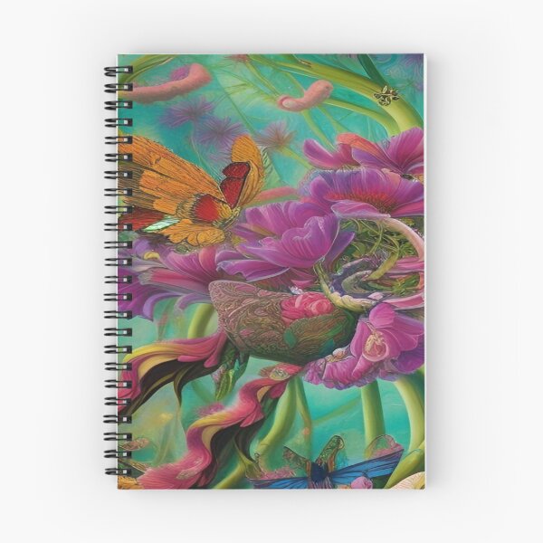 Item preview, Abstraction illustrative rosery Colorful hippie style Splash Flowers Imagination of dream  桜 world art bloomcore designed and sold by ValleyDream.