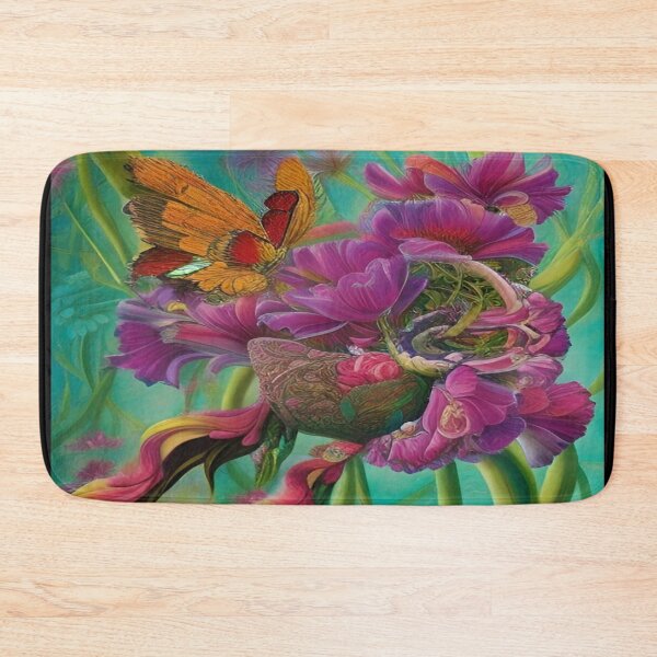 Item preview, Abstraction illustrative rosery Colorful hippie style Splash Flowers Imagination of dream  桜 world art bloomcore designed and sold by ValleyDream.