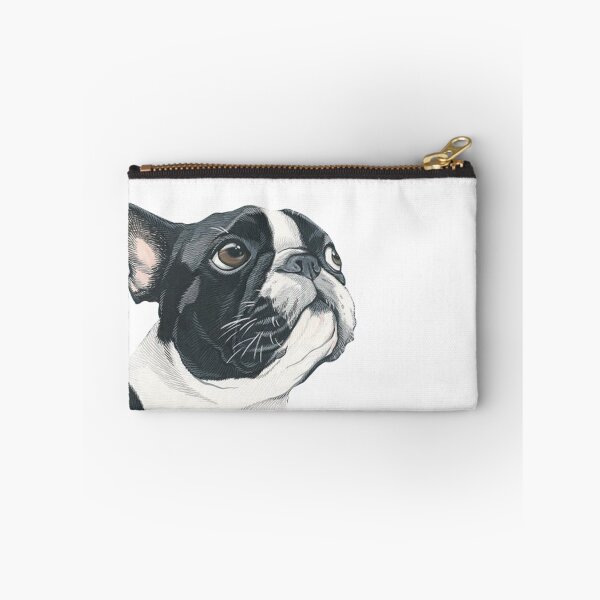 Item preview, Dog "Black and white Boston terrier". designed and sold by Sarah Hassini.