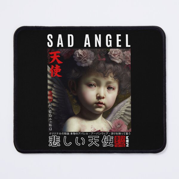 Item preview, Sad Angel | Renaissance Cute Cherub Angel With Wings – Baby Angel Cherub designed and sold by MadeByRobots.