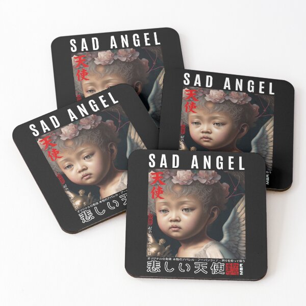 Item preview, Sad Angel | Renaissance Cute Cherub Angel With Wings –  Baby Angel Cherub designed and sold by MadeByRobots.