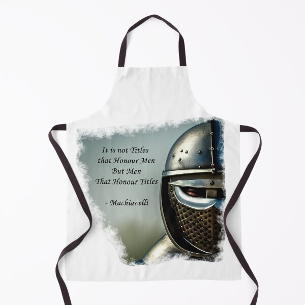 Item preview, Medieval Knight Machiavelli Quote 2nd Edition designed and sold by Mr-Saxon.