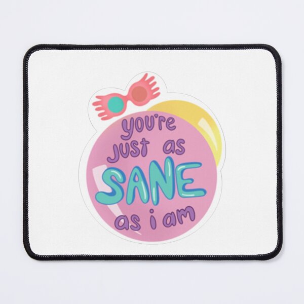 Item preview, Just as Sane Decoration designed and sold by PottersArt.