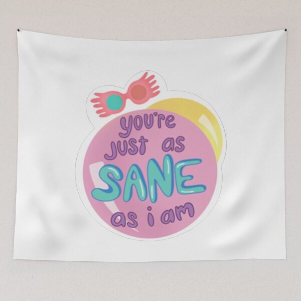 Item preview, Just as Sane Decoration designed and sold by PottersArt.