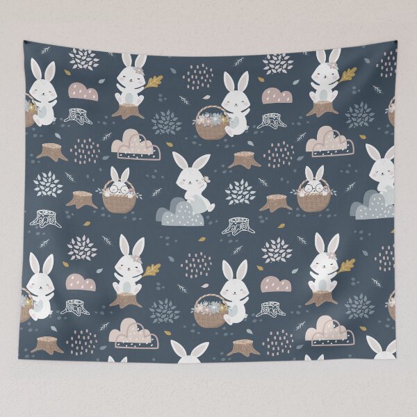 Item preview, Anime Colorful pattern design. Rabbits iPhone or Samsung Phone Case Cover designed and sold by RoManSmArt.