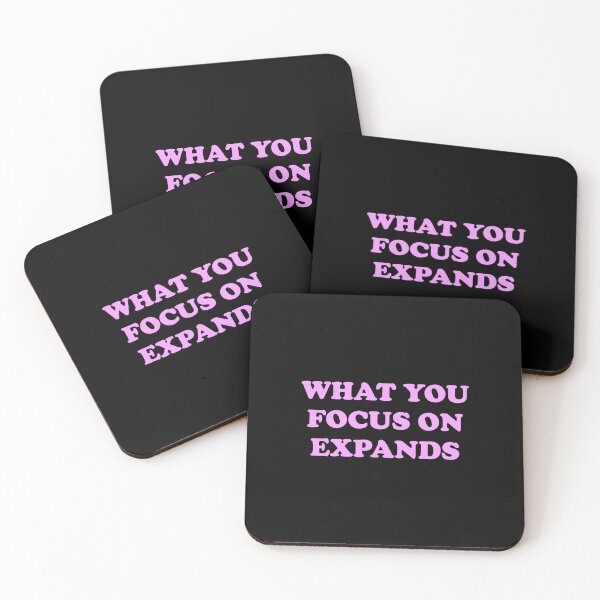 Item preview, WHAT YOU FOCUS ON EXPANDS  designed and sold by Inspirationmotivation.