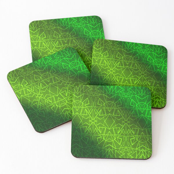 Item preview, Green Gradient Linear Pattern designed and sold by that5280lady.