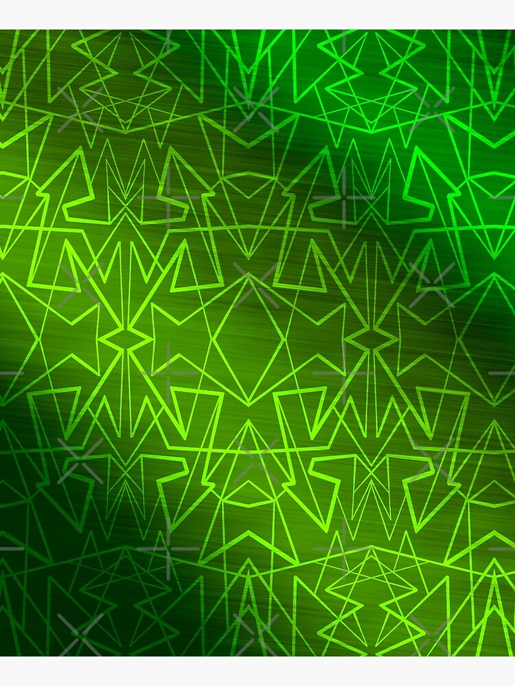 Thumbnail 6 of 6, Apron, Green Gradient Linear Pattern designed and sold by that5280lady.