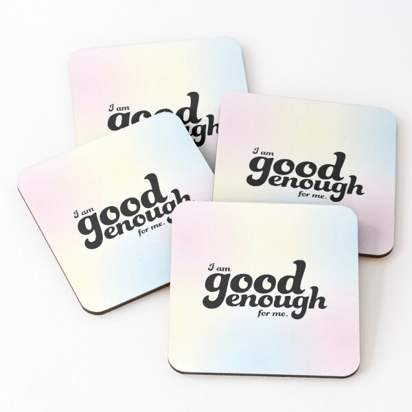 Item preview, I am good enough for me designed and sold by Lavenderbuttons.