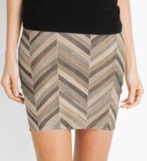 central park chevron Mini Skirt