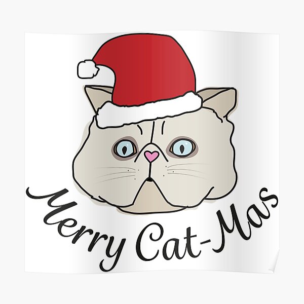 Funny Gatos Gatito Navidad festiva parte superior de regalo adorable animal Meowy Christmas Jumper