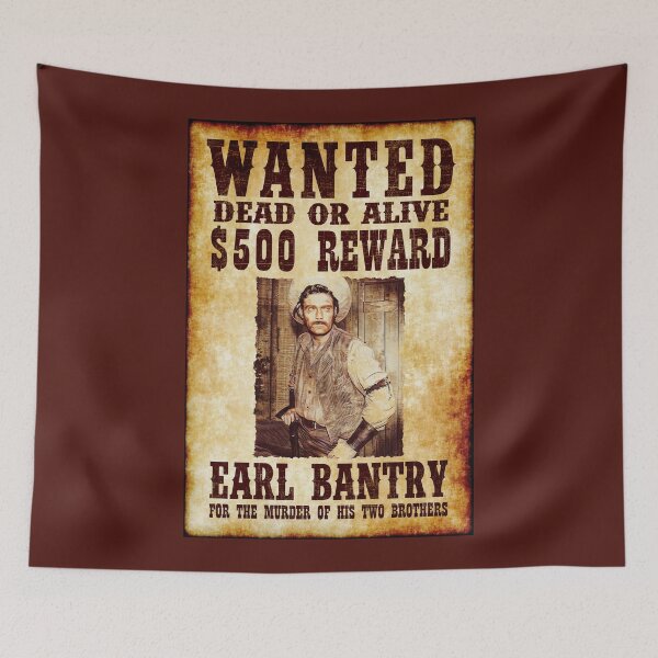 Item preview, The Rifleman Deadly Image -- Earl Bantry Wanted Poster designed and sold by deusrex007.