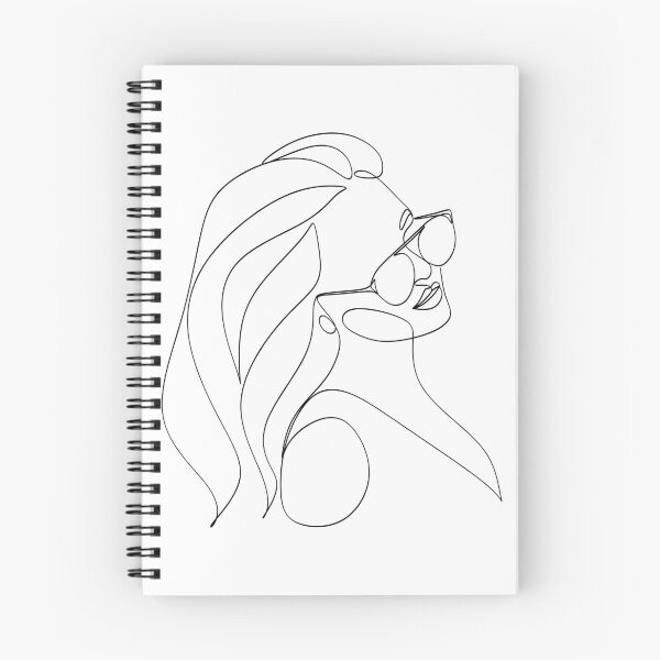 Item preview, Line drawing of a portrait of a beautiful woman. The girl's face. Vector. designed and sold by AllaLineArt.