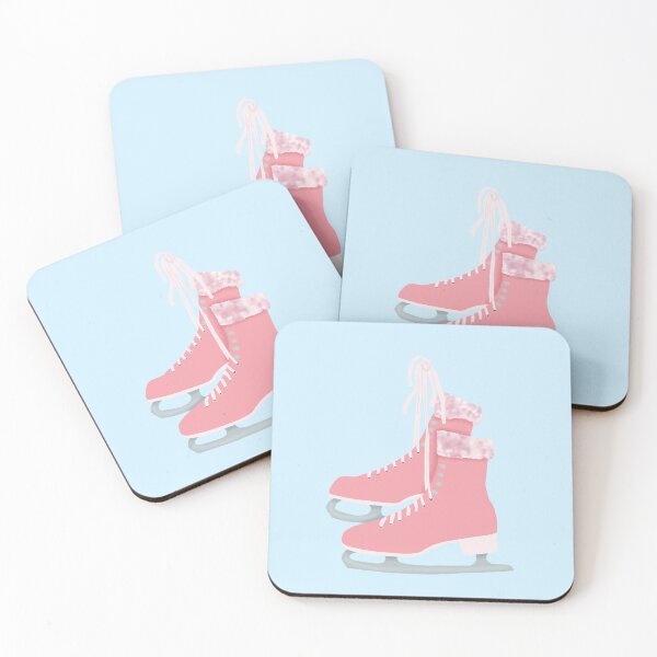 Item preview, Pink ice skates designed and sold by Becky-Marie.