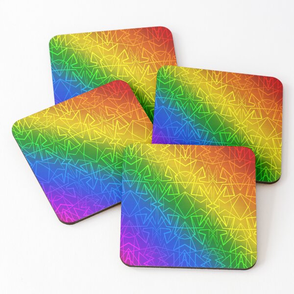 Item preview, Rainbow Gradient Linear Pattern designed and sold by that5280lady.