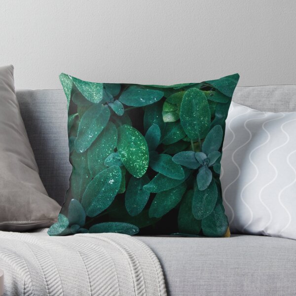 Salvia Throw Pillow