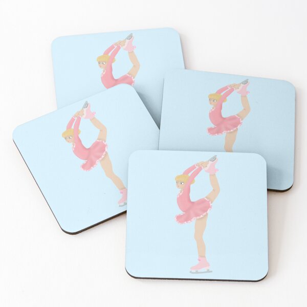 Item preview, Pink figure skater biellmann spin designed and sold by Becky-Marie.