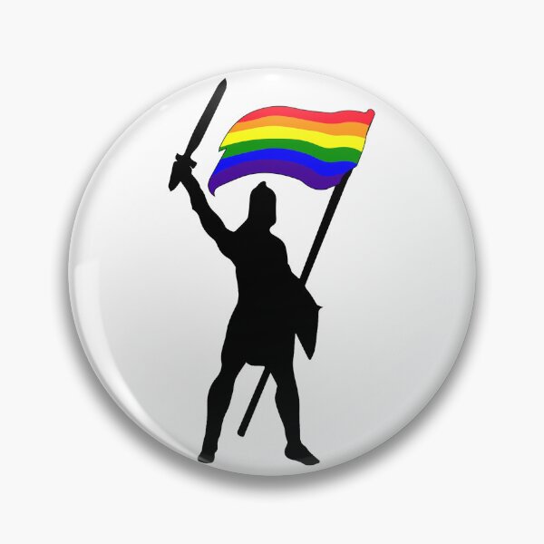 Item preview, Captain Moroni with Pride Flag designed and sold by ExmoPride.
