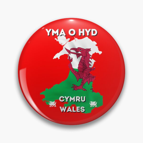 Item preview, YMA O HYD Wales Cymru World cup t shirt designed and sold by RunningJoke.