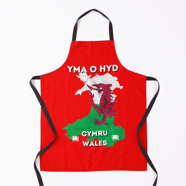 Item preview, YMA O HYD Wales Cymru World cup t shirt designed and sold by RunningJoke.