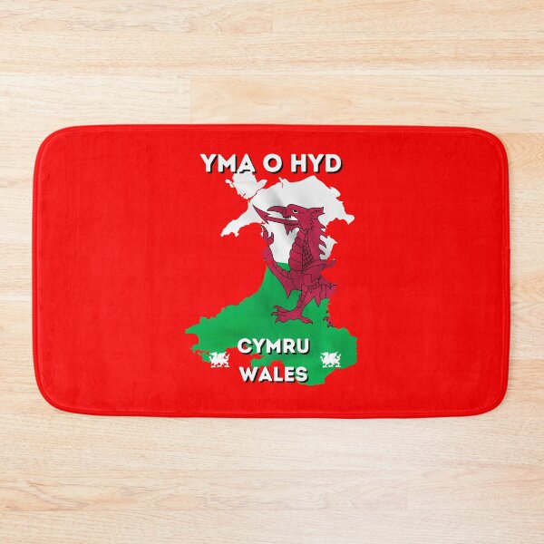 Item preview, YMA O HYD Wales Cymru World cup t shirt designed and sold by RunningJoke.