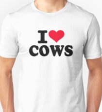 I love cows Unisex T-Shirt