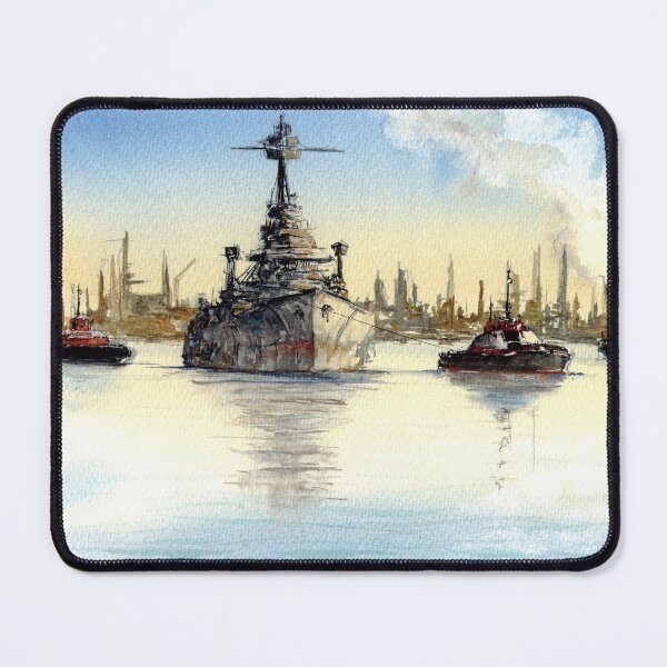Item preview, USS Texas Off For Refit designed and sold by OnHeathAndMoor.
