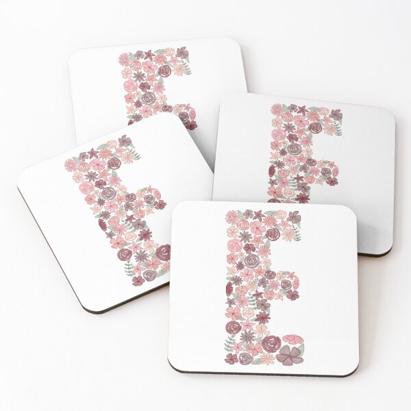 Item preview, Watercolor Floral Letter E designed and sold by BronwynBecks.