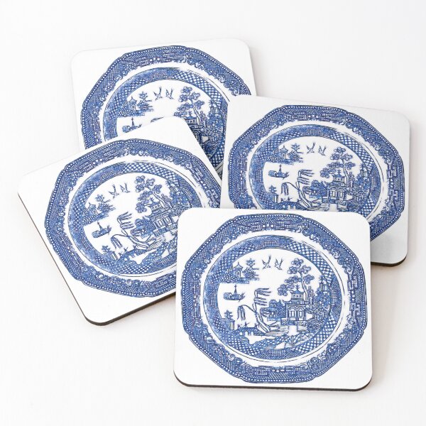 Item preview, Octagonal Willow Pattern Plate designed and sold by ViscountBlip.