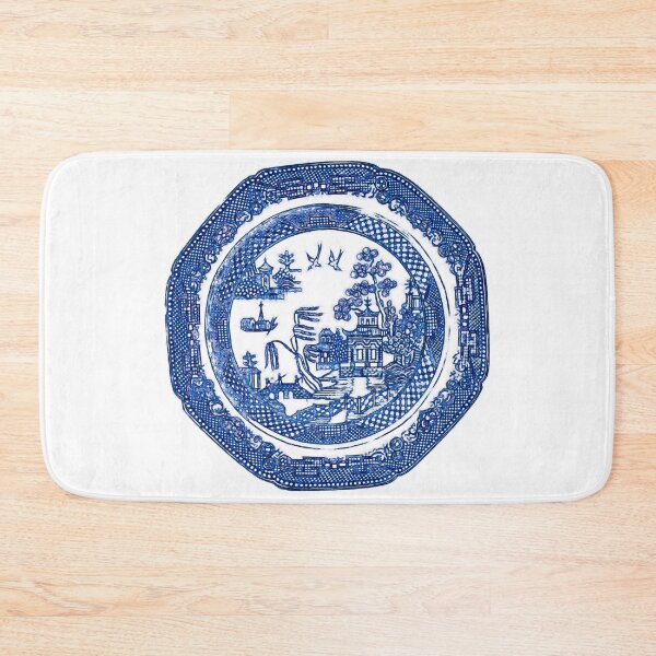 Item preview, Octagonal Willow Pattern Plate designed and sold by ViscountBlip.
