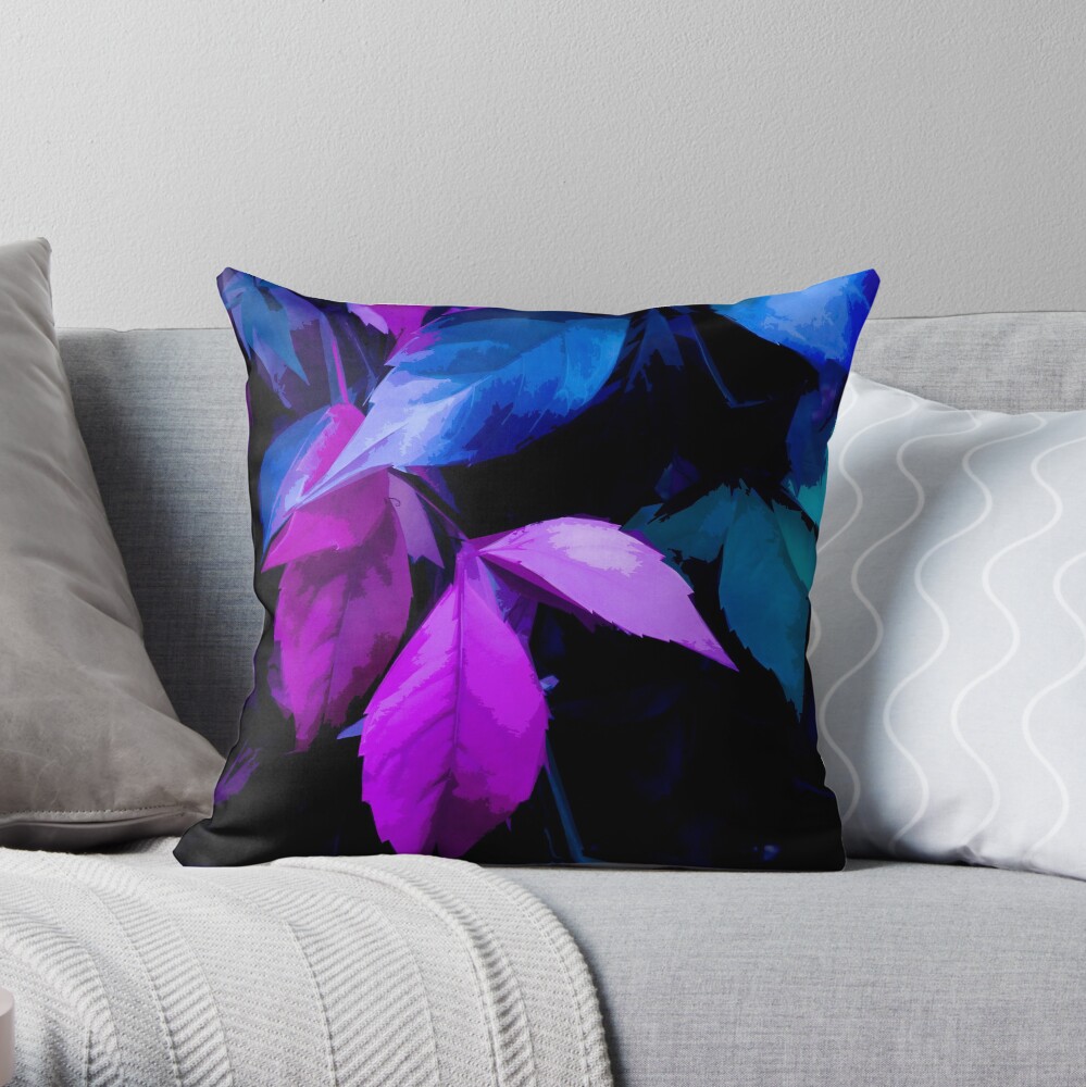 Parthenocissus Throw Pillow